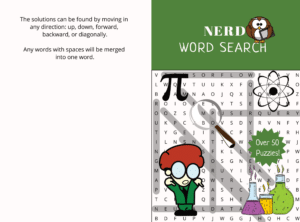 Paperback Cover Calming WS x Word Search X pages Bleed CMYK