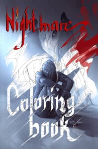 nightmare coloring book cover by audranasa diliw w x
